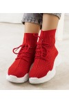 Raudoni Sneakers Stiliaus Kojine Dowden