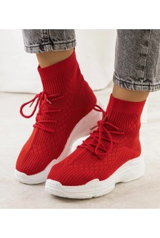Raudoni Sneakers Stiliaus Kojine Dowden