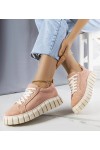 Rožinės Spalvos Sneakers Stiliaus Ant Platformos Pamela Rožinės Spalvos Sneakers Stiliaus Ant Platformos Pamela