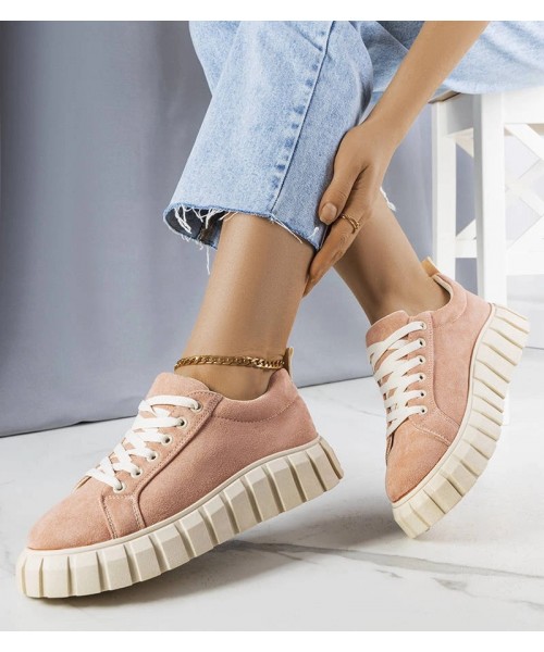 Rožinės Spalvos Sneakers Stiliaus Ant Platformos Pamela Rožinės Spalvos Sneakers Stiliaus Ant Platformos Pamela