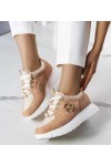 Smėlio Spalvos Sneakers Stiliaus Ant Platformos Kristine Smėlio Spalvos Sneakers Stiliaus Ant Platformos Kristine