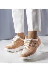 Smėlio Spalvos Sneakers Stiliaus Ant Platformos Kristine Smėlio Spalvos Sneakers Stiliaus Ant Platformos Kristine