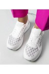 Balti Sneakers Stiliaus Su Monograma Margie Balti Sneakers Stiliaus Su Monograma Margie