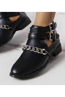 Juodi "Ratté" iškirpti batai