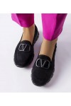 Juodi įsimaunami Sneakers Stiliaus Vinceza