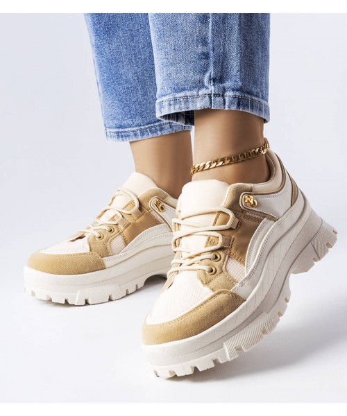 Rudos spalvos pusbačiai ant pado su apsauga Via