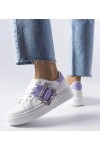 „Balti Sneakers“ stiliaus papuošti violetinė „Kilpa Ike“ „Balti Sneakers“ stiliaus papuošti violetinė „Kilpa Ike“