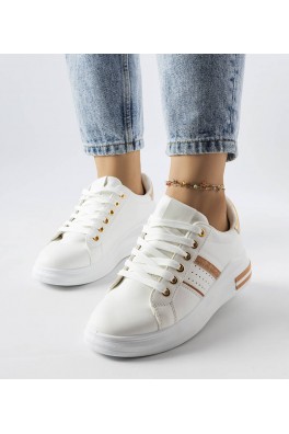 Balti platforminiai sportbačiai iš Lanoie