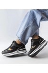 Juodi Sneakers Stiliaus Ant Grubaus Pado Ethel Juodi Sneakers Stiliaus Ant Grubaus Pado Ethel