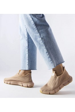 Smėlio Spalvos įsimaunami Sneakers Stiliaus Yellville