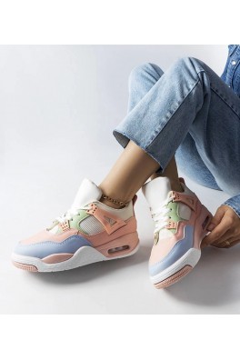 Rožinės Spalvos Sneakers Stiliaus Su Kombinuotomis Medžiagomis Malas