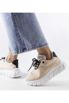 Smėlio Spalvos Sneakers Stiliaus Aisys