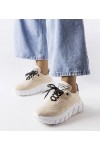 Smėlio Spalvos Sneakers Stiliaus Aisys Smėlio Spalvos Sneakers Stiliaus Aisys