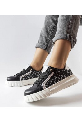 Juodi Sneakers Stiliaus Ant Platformos Giuseppe
