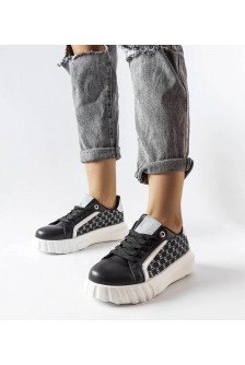 Juodi Sneakers Stiliaus Ant Platformos Giuseppe