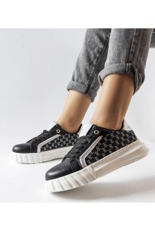 Juodi Sneakers Stiliaus Ant Platformos Giuseppe