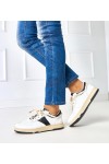 Balti-Juodi Moteriški Sneakers Stiliaus Marcella