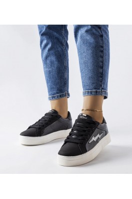 Juodi Sportinio stiliaus Moteriški Sneakers Stiliaus Vernadeau