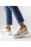 Balti Sneakers Stiliaus Su Rožinės Spalvos Intarpais Plouffe