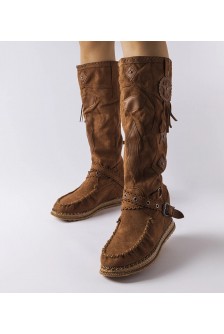 Rudos Spalvos Ilgaauliai w stylu boho Putignano