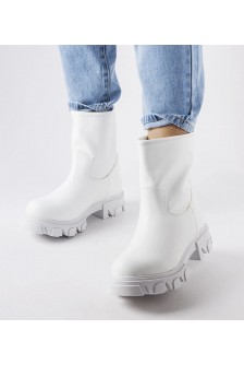 Baltos spalvos "Wuori" slip-on baggeriai