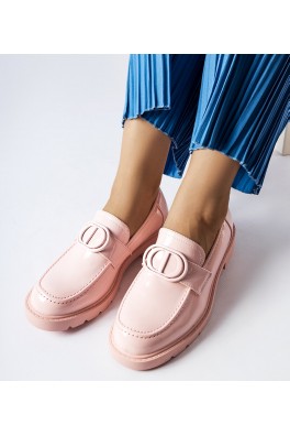 Rožiniai lakuoti mokasinai Scranton