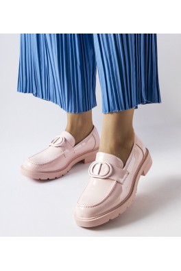 Rožiniai lakuoti mokasinai Scranton