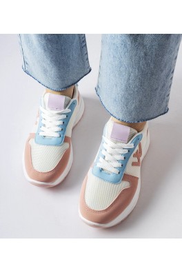Balti-rožiniai-Mėlyni Sneakers Stiliaus Teresio