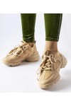 Tamsaus Smėlio Spalvos Sneakers Stiliaus Su Elastingu Auliuku Abal Tamsaus Smėlio Spalvos Sneakers Stiliaus Su Elastingu Auliuku Abal