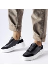 Juodi Sneakers Stiliaus Ant Grubaus Platformos Seluci Juodi Sneakers Stiliaus Ant Grubaus Platformos Seluci