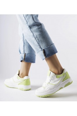 Balti-Žali Sneakers Stiliaus Barrette
