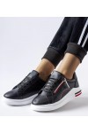 Juodi Sneakers Stiliaus Ant Balto Pado Anaunia Juodi Sneakers Stiliaus Ant Balto Pado Anaunia