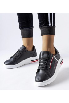 Juodi Sneakers Stiliaus Ant Balto Pado Anaunia