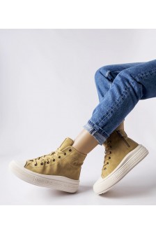 Tamsaus Smėlio Spalvos ciepłe Sportinio stiliaus Big Star MM274026