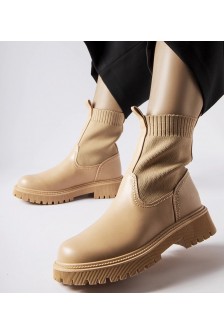 Smėlio spalvos ekologiškos zomšos batai Big Star MM274542