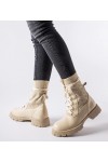 "Portico" smėlio spalvos ažūriniai kojinių batai