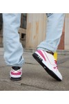 Balti-Rožinės Spalvos Sneakers Stiliaus Su Geltona Spalva językiem Archie Balti-Rožinės Spalvos Sneakers Stiliaus Su Geltona Spalva językiem Archie