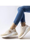 Smėlio Spalvos-Balti Sneakers Stiliaus Su Dekoracija nitką Acciano Smėlio Spalvos-Balti Sneakers Stiliaus Su Dekoracija nitką Acciano