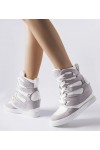 Balti-Pilkos Spalvos Sneakers Stiliaus Ant Storo Pado Pantaleone