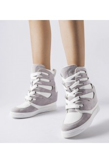 Balti-Pilkos Spalvos Sneakers Stiliaus Ant Storo Pado Pantaleone