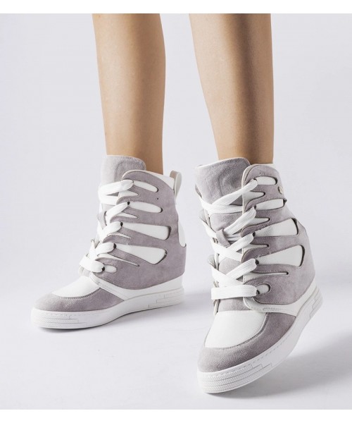Balti-Pilkos Spalvos Sneakers Stiliaus Ant Storo Pado Pantaleone