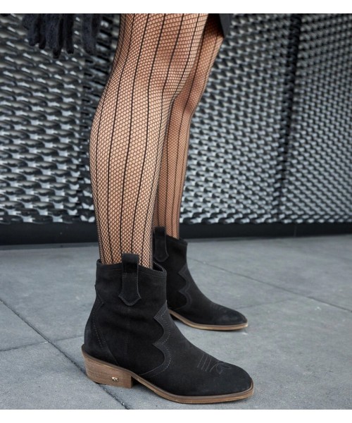 Juodi odiniai žemakulniai batai Karino