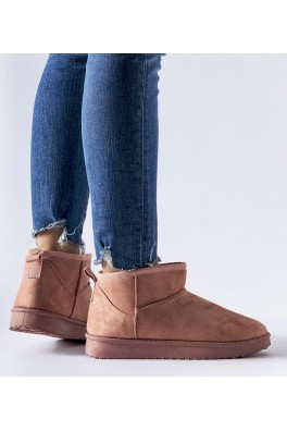 Rožiniai apšiltinti trumpi sniego batai Guglielma