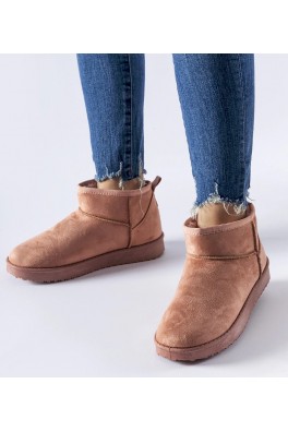 Rožiniai apšiltinti trumpi sniego batai Guglielma