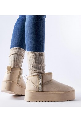 Smėlio spalvos platforminiai sniego batai iš "Dennison