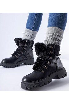 Juodos spalvos krepšiai su dekoratyviniu kailiu Quarto