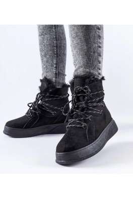 "Rancourt" juodi platforminiai sniego batai