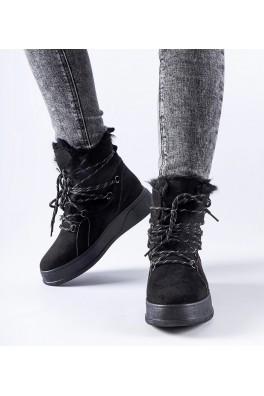 "Rancourt" juodi platforminiai sniego batai