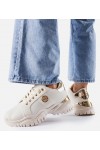 Smėlio Spalvos Sneakers Stiliaus Ant Masyvaus Pado Arpaia Smėlio Spalvos Sneakers Stiliaus Ant Masyvaus Pado Arpaia