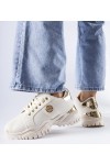 Smėlio Spalvos Sneakers Stiliaus Ant Masyvaus Pado Arpaia Smėlio Spalvos Sneakers Stiliaus Ant Masyvaus Pado Arpaia